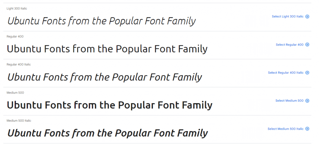 Ubuntu Font