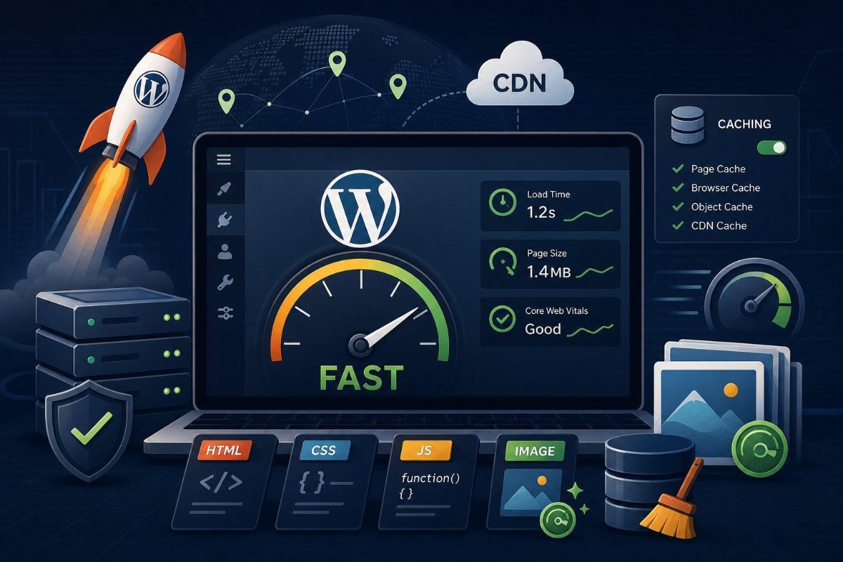 WordPress website health check – speed, caching and performance